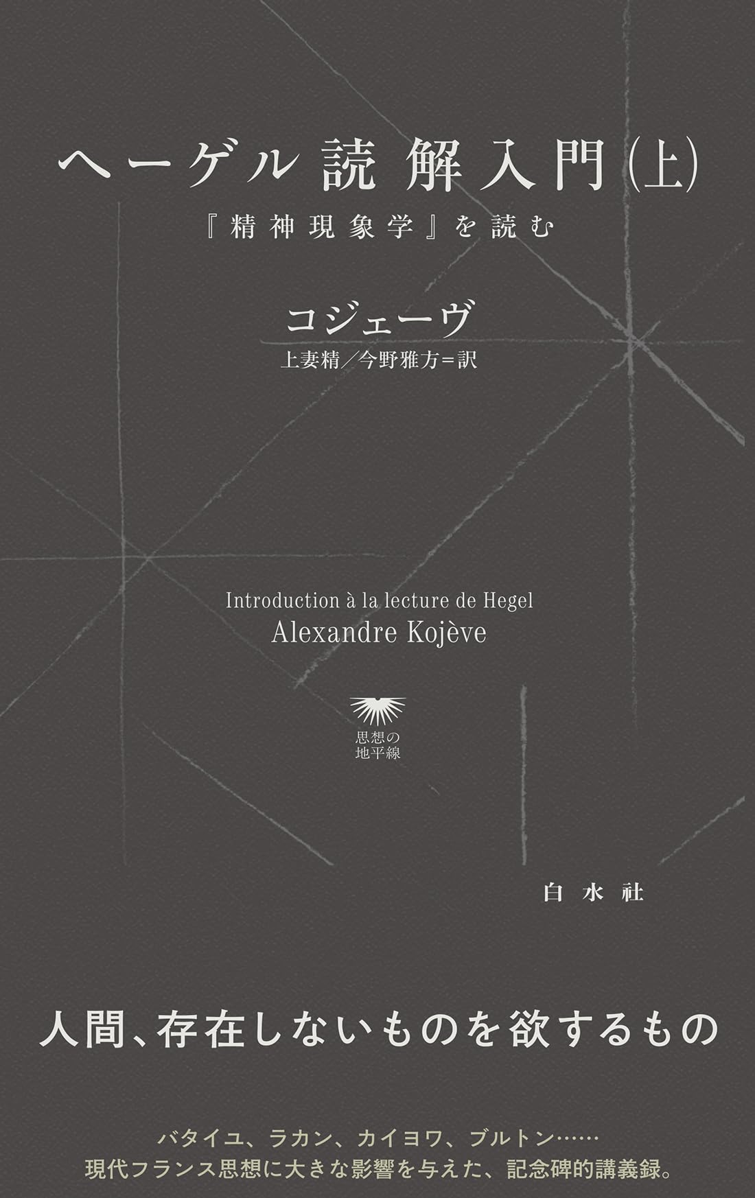 ヘーゲル読解入門 『精神現象学』を読む U1145 ヘーゲル読解入門（上）:『精神現象学』を読む (白水U